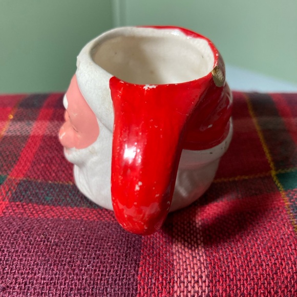 Vintage  Mini Santa Mug: Made in Japan, Christmas Decor 1950s - Picture 4 of 7